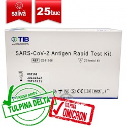 Set 25 Teste Rapide Antigen COVID-19 Saliva Triplex Recunoscut DSP 2074