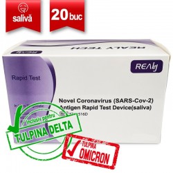 Set 20 Teste Rapide Saliva Antigen COVID-19 Realy Tech