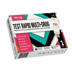 Test Rapid MultiDrog, 1 Test, 6 Droguri, Realy Tech