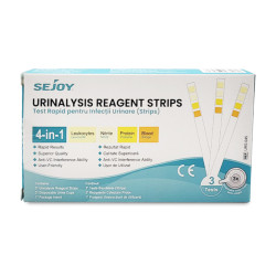 Teste Rapide de Infectii Urinare, Combo 4-in-1, 3 buc, Sejoy