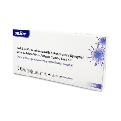 Test Rapid Combo 5-in-1: Covid-19 + GripaA + GripaB + RSV + AdV, 1 buc, Sejoy