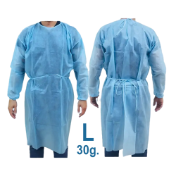 Halat Medical Vizitatori PP, 30 GR, Blue, Marime L, 10 buc, Serix