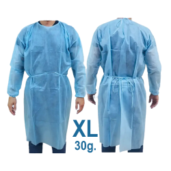 Halat Medical Vizitatori PP, 30 GR, Blue, Marime XL, 10 buc, Serix