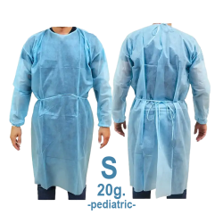 Halat Medical Vizitatori PP, 20 GR, Blue, S (pediatric), 10 buc, Serix