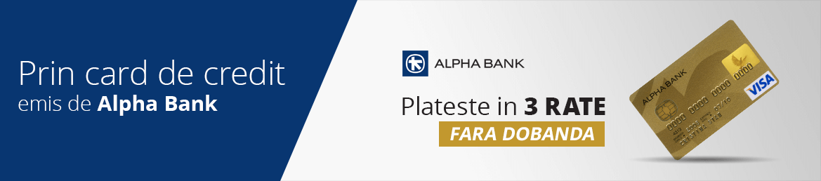 Prin card de credit emis de Alpha Bank