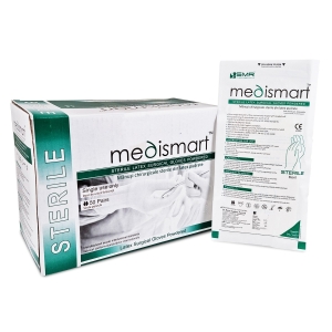 Set 50 Perechi Manusi Chirurgicale 6.0 (XS) Latex Pudrate Sterile Medismart
