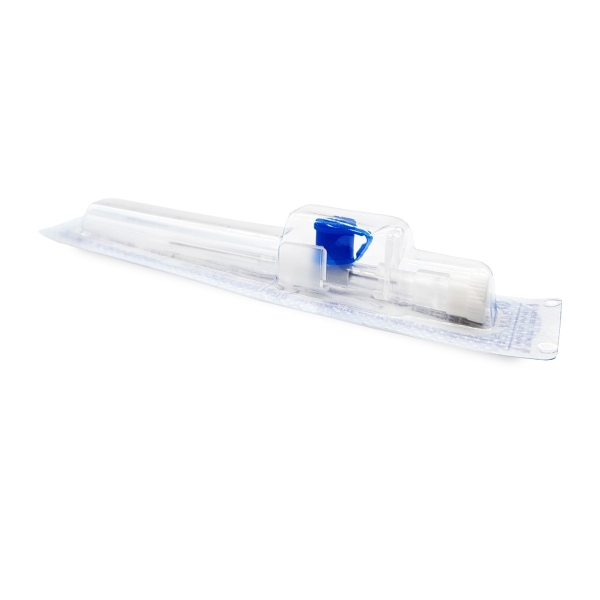 Set 100 Branule (Catetere IV) cu Aripioare si Port Inject, 22G, Serix