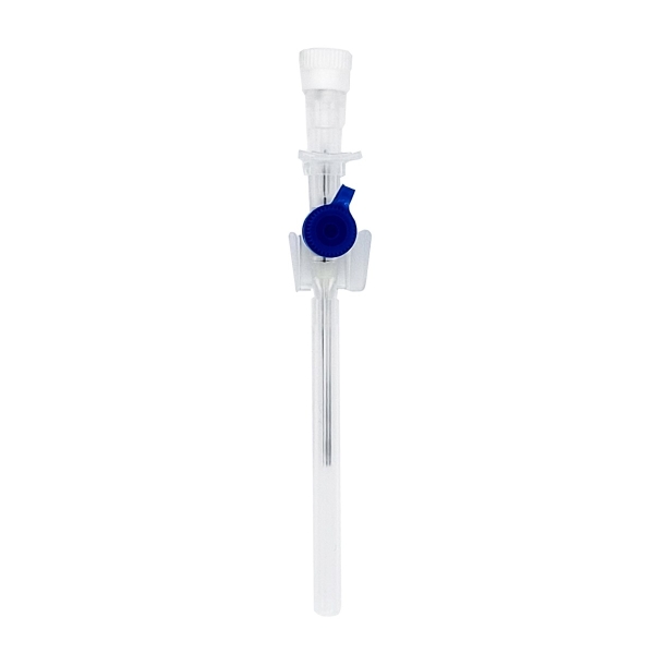 ps-43582 Set 100 Branule (Catetere IV) cu Aripioare si Port Inject, 22G, Serix