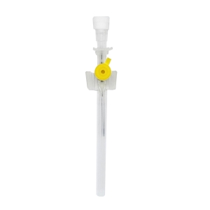 Set 100 Branule (Catetere IV) cu Aripioare si Port Inject, 24G, Serix