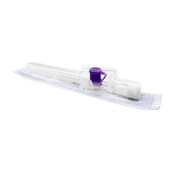 Set 100 Branule (Catetere IV) cu Aripioare si Port Inject, 26G, Serix