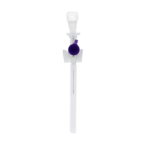 Set 100 Branule (Catetere IV) cu Aripioare si Port Inject, 26G, Serix