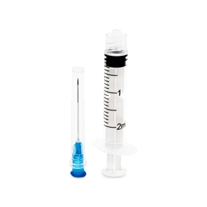 Seringi 3P, 2 ML, Luer-Lock, Ac 23G, 100 buc, Serix