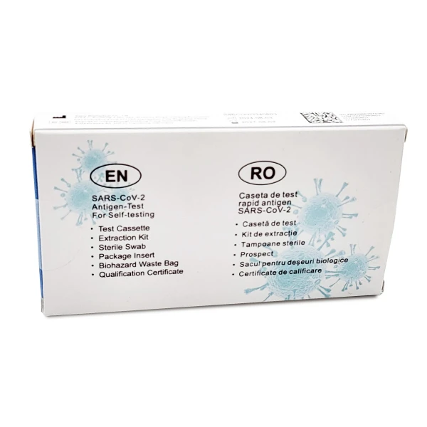 Test Rapid Antigen Covid-19 (SARS-CoV-2), Self-Test, SEJOY, 1 buc/set, 500 teste/BAX