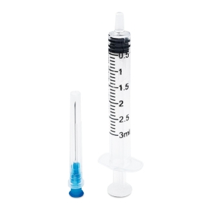 Seringi 3P, 3 ML, Luer-Slip,  Ac 23G, 100 buc, Serix