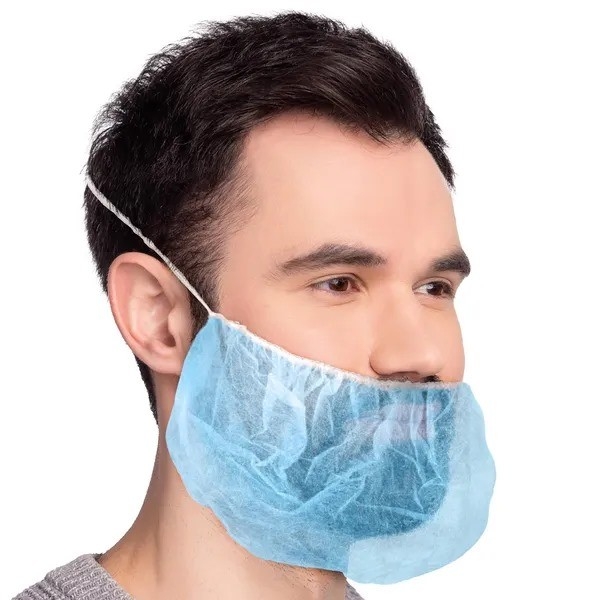 ps-43775 Acoperitor Barba de UF, Polipropilena, Albastru, 100 buc, Serix