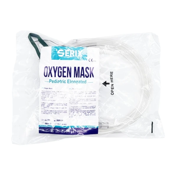 Masca / Masti de Oxigen Pediatrica, Sterila,Elongata, Serix, 1 buc