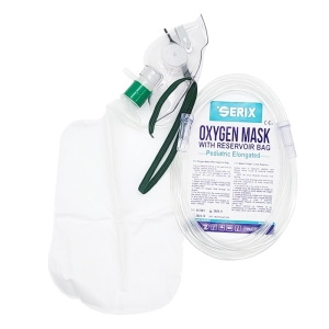 Masca / Masti de Oxigen Pediatrica cu Rezervor, Sterila, Elongata, Serix, 1 buc