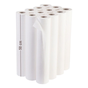Set 12 Role Hartie, 50 cm x 50 m, tip Cearceaf, 2 straturi, 35g/sqm, Serix