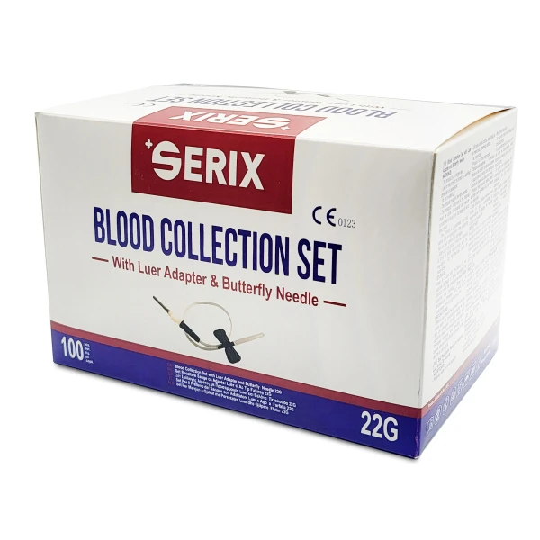Ace Recoltare Sange, tip Fluturas, 22G, Serix, 100 buc, 100 buc/set, 20 set/BAX