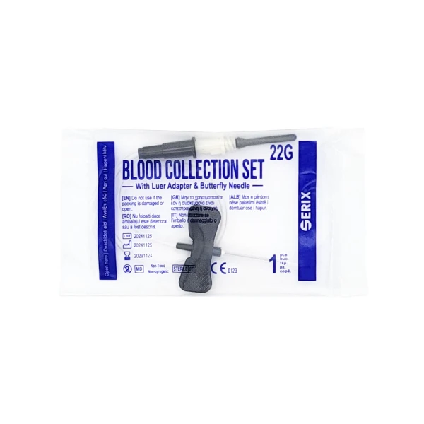 Ace Recoltare Sange, tip Fluturas, 22G, Serix, 100 buc, 100 buc/set, 20 set/BAX