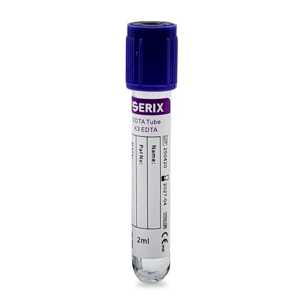 ps-44357 Vacutainer Hematologie 2ml cu K3 EDTA , PET, Dop Mov, Serix, 100 buc/set, 12 set/BAX