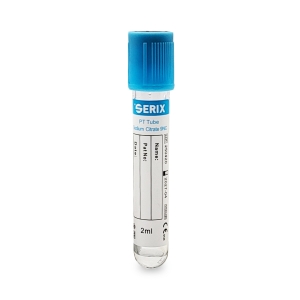 Vacutainer Coagulare 2ml Na Citrate, PET, Dop Albastru, Serix, 100 buc/set, 12 set/BAX