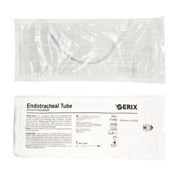 ps-45010 Sonda Endotraheala IOT fara balonas, D.I. (mm) 2.0, Serix, 25 buc/set, 8 set/BAX