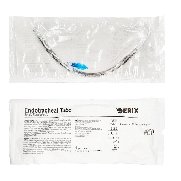 ps-45062 Sonda Endotraheala Flexometalica Ranforsata cu balonas si mandren Premontat, 7.0, Serix, 25 buc