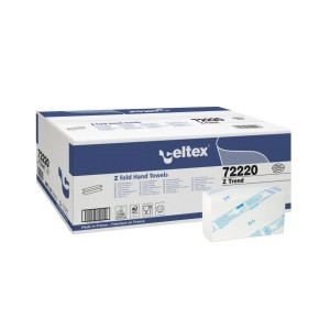 Prosoape de hartie intercalate Z-Fold Celtex Z Trend C72220 – Hartie 100% celuloza Premium, 2 straturi, 150 portii/pachet, 25 pachete / bax