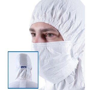 Mască Facială Sterilă pentru Camere Curate, Ansell BioClean™ MEA210-1, 50 buc/set, 12 seturi/BAX
