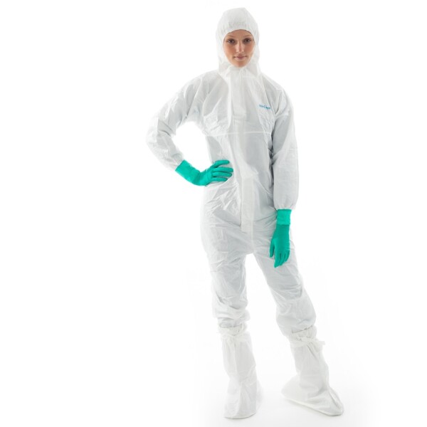 Combinezon Steril cu Glugă pentru Camere Curate, Ansell BioClean-D™ S-BDCHT, 1 buc/set, 20 buc/BAX
