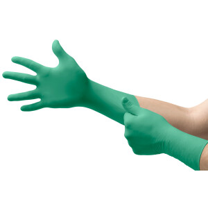 Manusi din Nitril Sterile, pentru Camere Curate clasa 100, (M), Ansell TouchNTuff 93-700, 50 per/set, 10 seturi/BAX